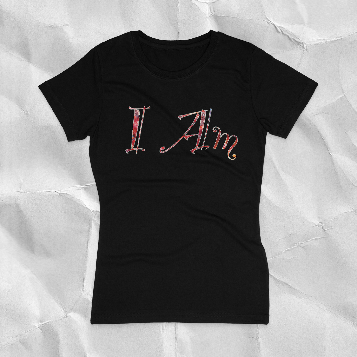 Gsmuv | Chakra Affirmations Meditation Gift | Root Chakras | Jasper Stone " I Am" Affirmation Women T-shirt