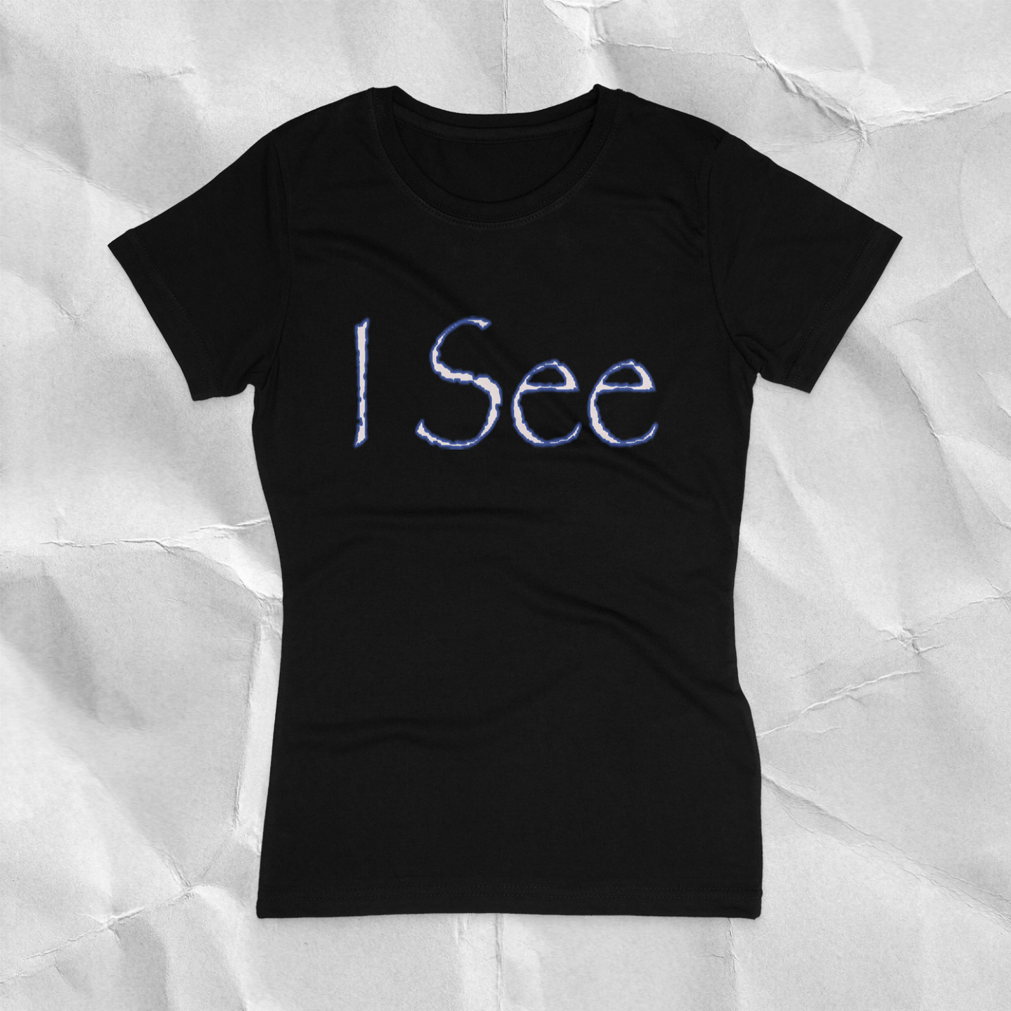 Gsmuv | Chakra Affirmations Meditation Gift | Third Eye Chakras | Lapis Lazuli Stone " I See" Affirmation Women T-shirt