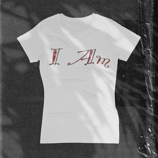 Gsmuv | Chakra Affirmations Meditation Gift | Root Chakras | Jasper Stone " I Am" Affirmation Women T-shirt
