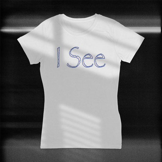 Gsmuv | Chakra Affirmations Meditation Gift | Third Eye Chakras | Lapis Lazuli Stone " I See" Affirmation Women T-shirt