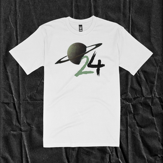 Gsmuv | Comfortable Trendy Fun " Planet 24 " Mens T-shirt from Gsmuvmerch | Welcome To planet 2024